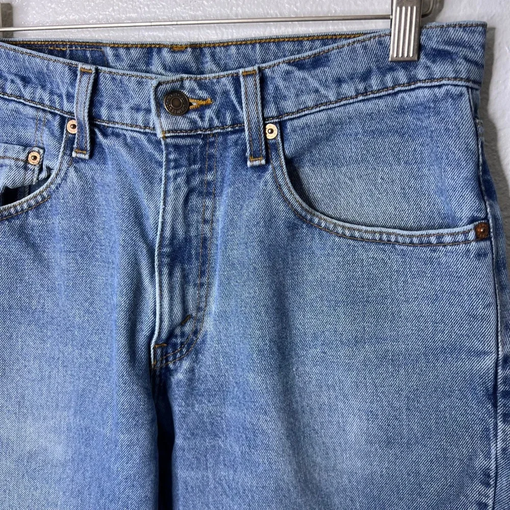 Vintage 1998 Levis 550 Relaxed Fit‎ Light Wash Jeans Mens 32x34